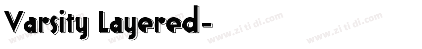 Varsity Layered字体转换